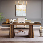 The Atlas Desk - Stained Wood Finish